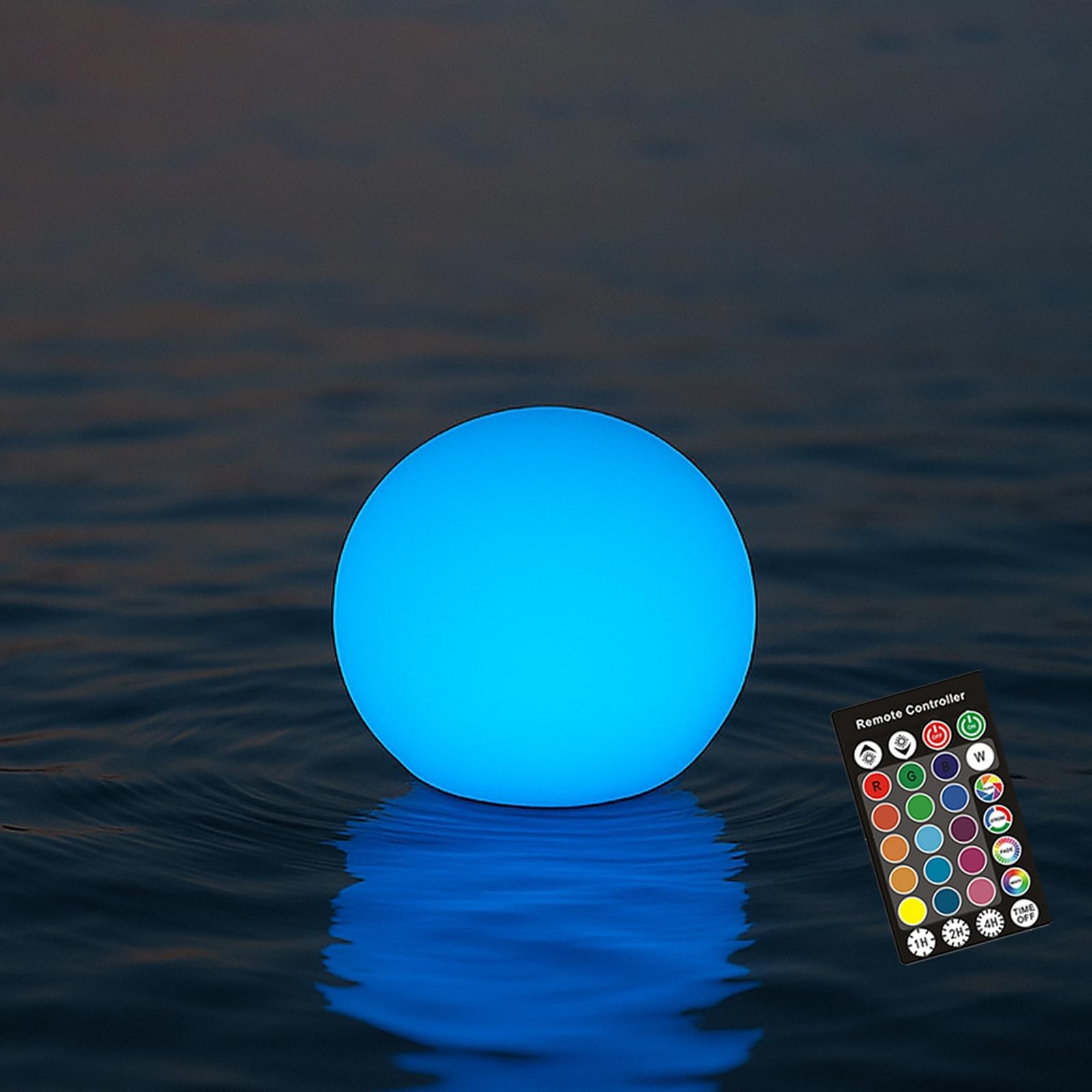 LED Ball Light,3-Inch Cordless Orb Light with Remote,16 Color Changing Night ...
