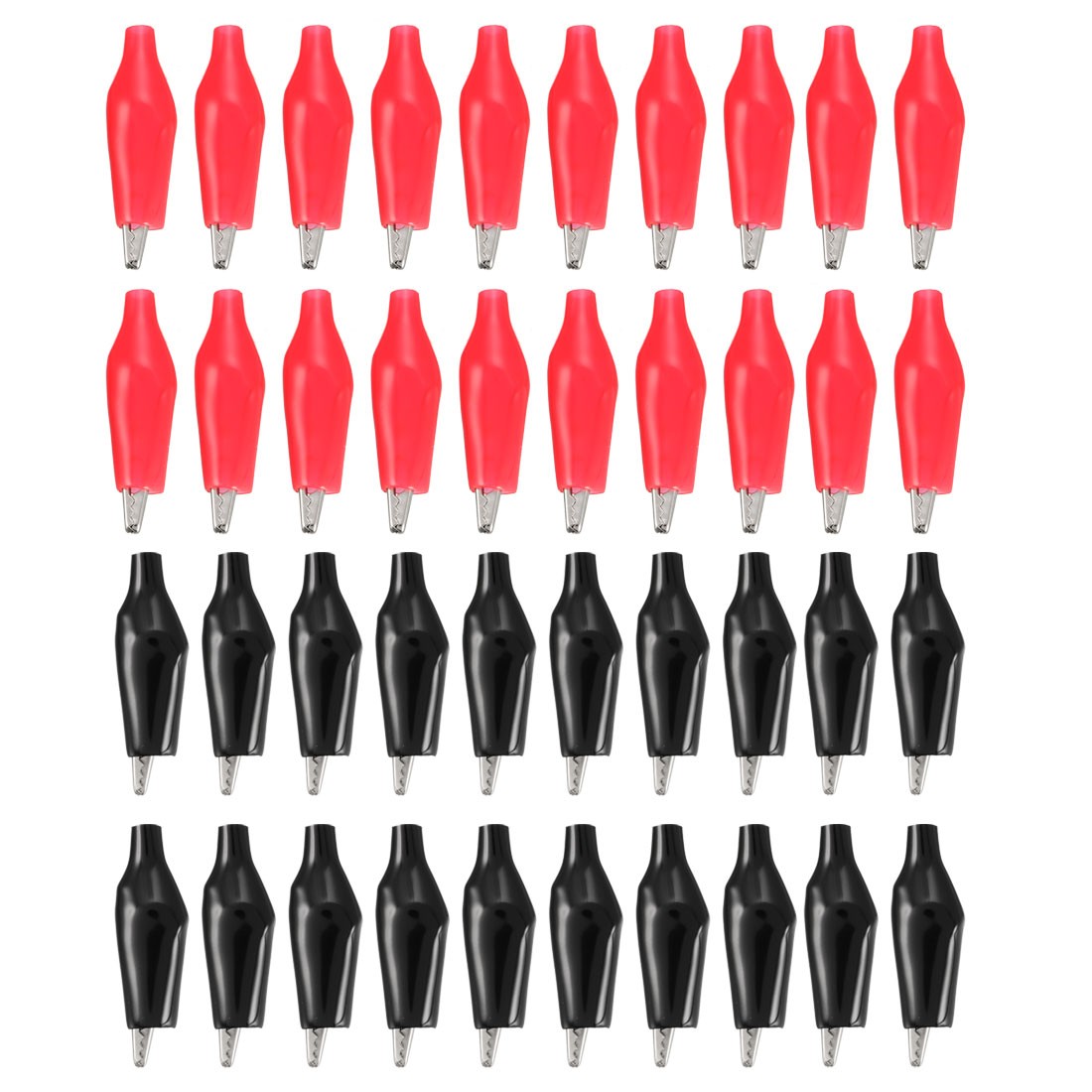 Alligator Clips Clamps , Crocodile Alligator Jumper Electric Test Clips , 40pcs