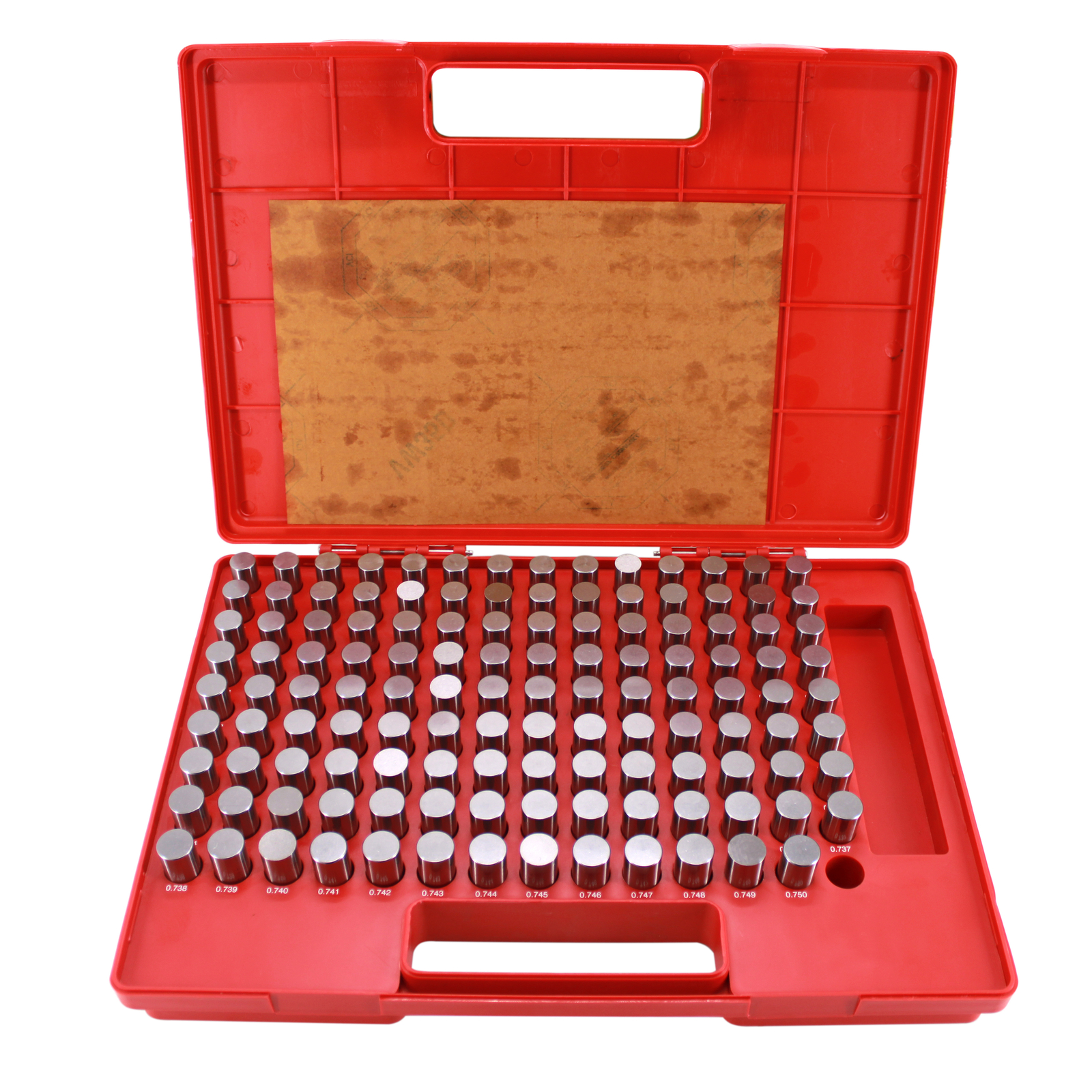 HFS(R) 125 Pcs .626 - .750" M4 Class ZZ Steel Pin Gage Sets Plus
