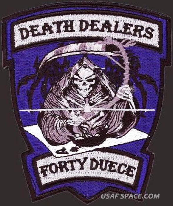 USAF 42nd Attack Sq - Death Dealers - MQ-9 REAPER UCAV DRONE -ORIGINAL VEL PATCH