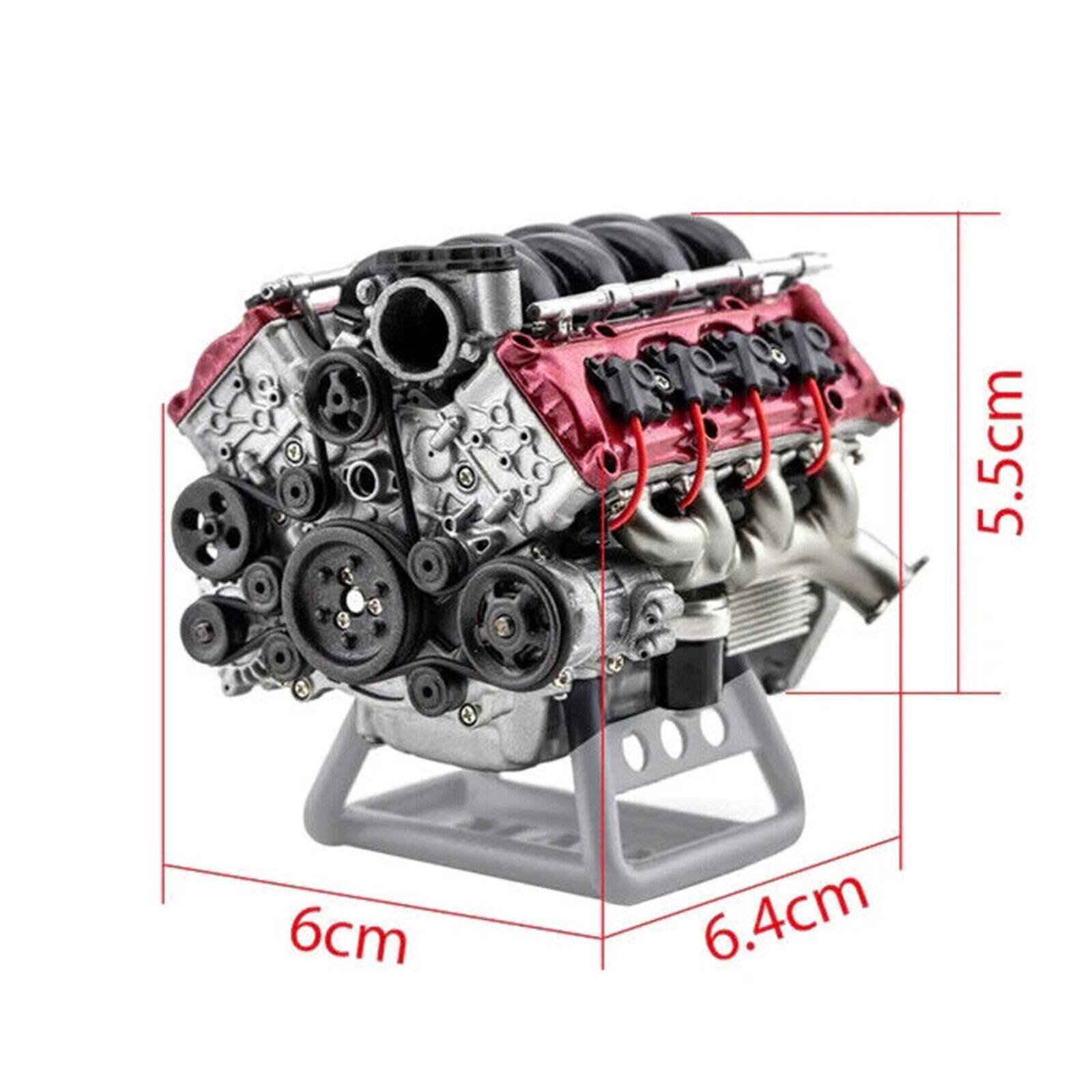 V8 Engine Model Kit DIY Assembly Motor Model Toy STEM Educational Gift