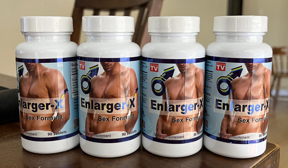 pack 3 Enlarger X SEX FORMULA DIETARY SUPPLEMENT 360 tablets hombre yohimbe