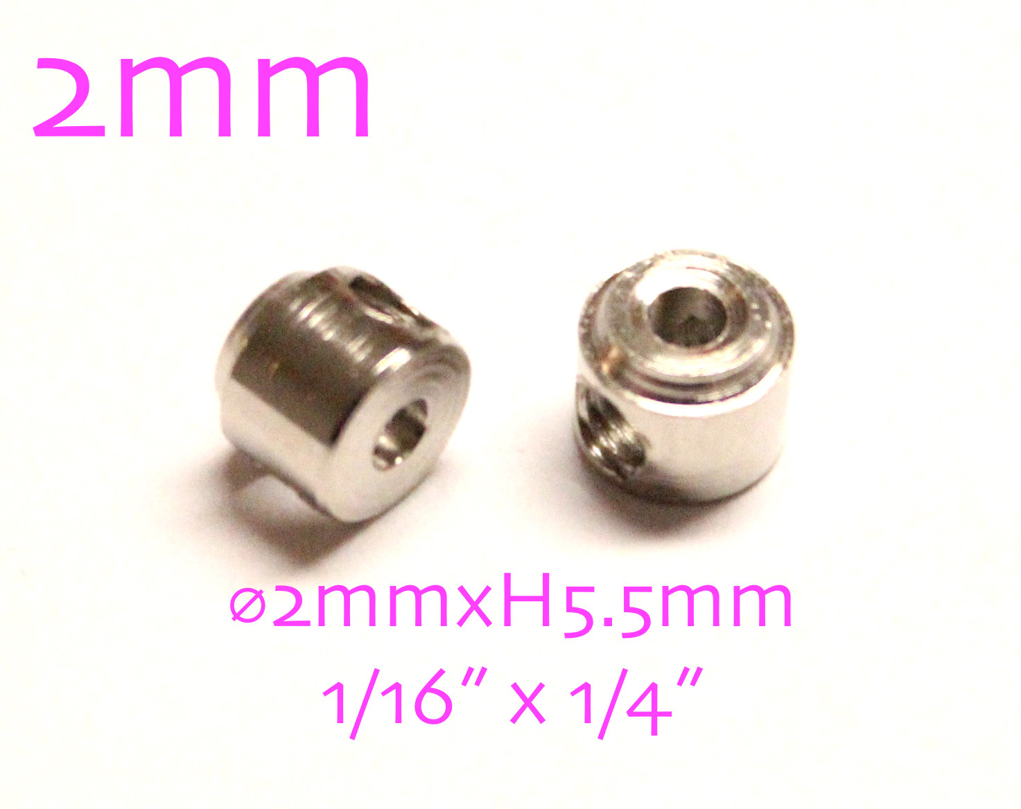 10PCS Metal Tapered Wheel Collar for 2mm Shaft RC Plane Landing Gear (US SHIP)