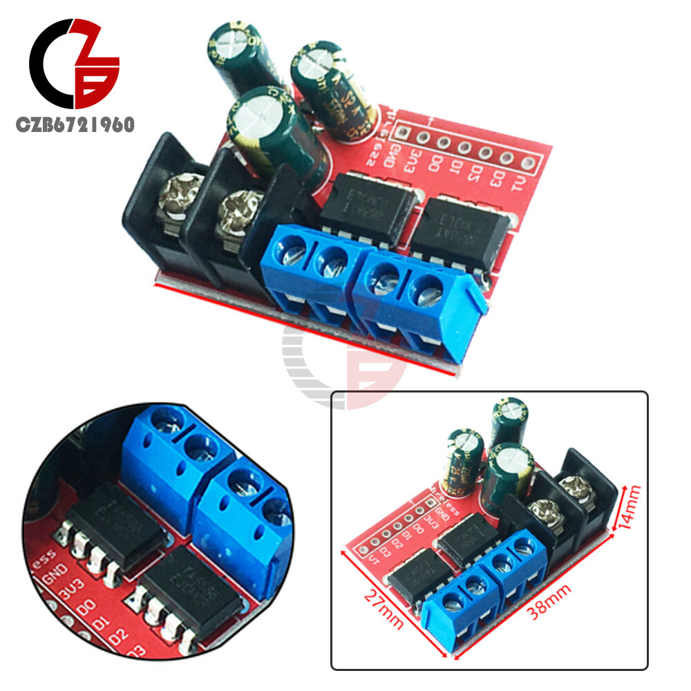 DC Motor Driver 5A Remote Control Dual H-Bridge PWM Speed Control Module Kit