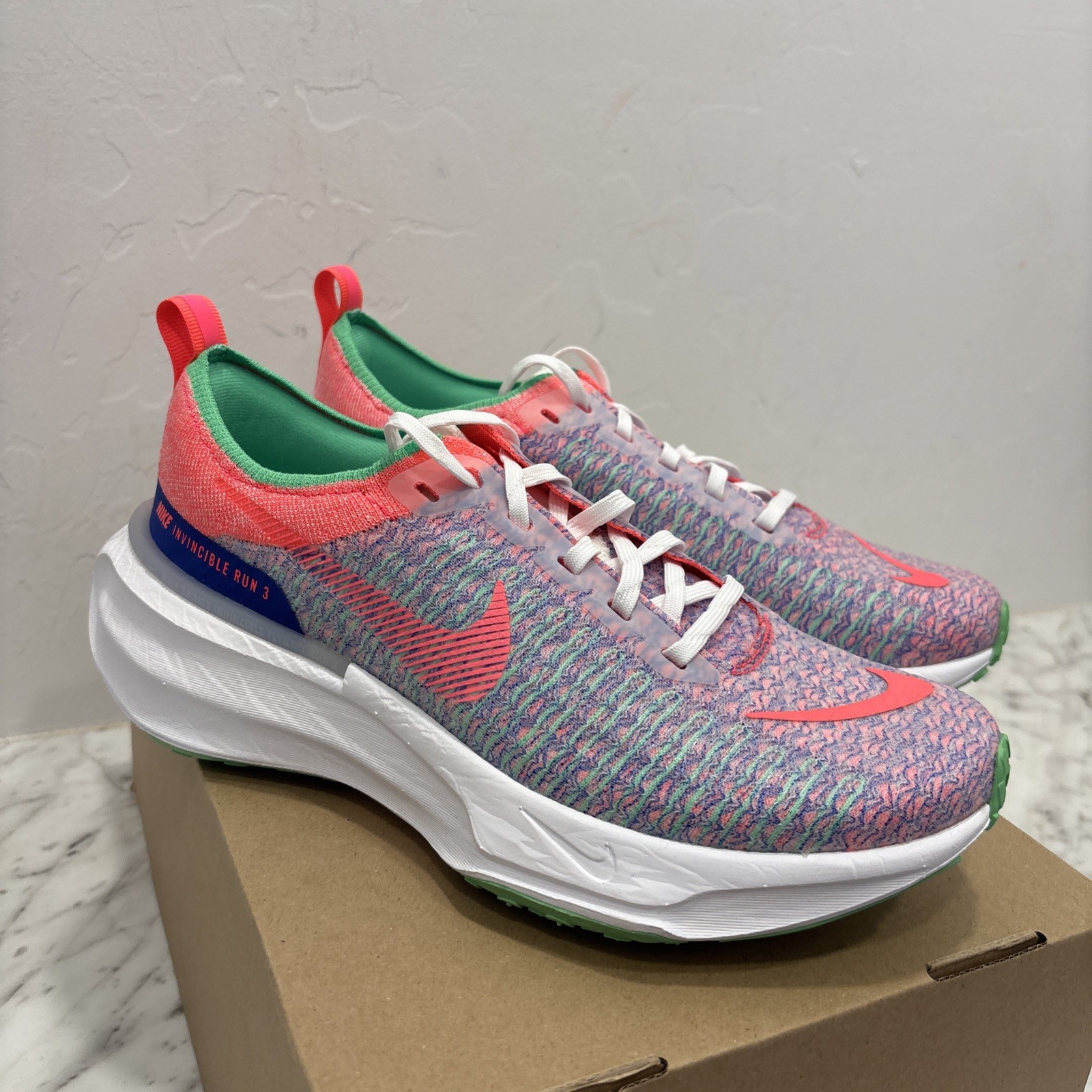 Nike ZoomX Invincible 3 FJ4496-100 Pink Running Nby Hot Punch Women’s Size 9.5