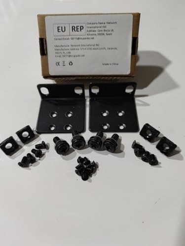 1 PCS 1U Rack Mount Kit Secure Mounting For 19 Inch Networking Devices Part