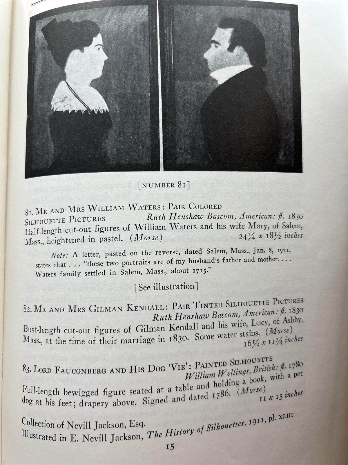 Parke-Bernet Catalog: Rev. Glenn Tilley Morse Collection- 1951
