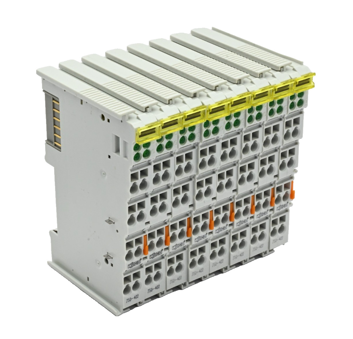 Lot of 8x WAGO 750-402 4-Channel Digital Input IO Module type volt 24 VDC Sens