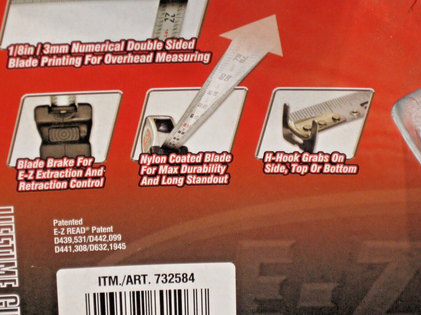 E-Z Read Contractors Grade 2pc Measuring Kit No. 732584