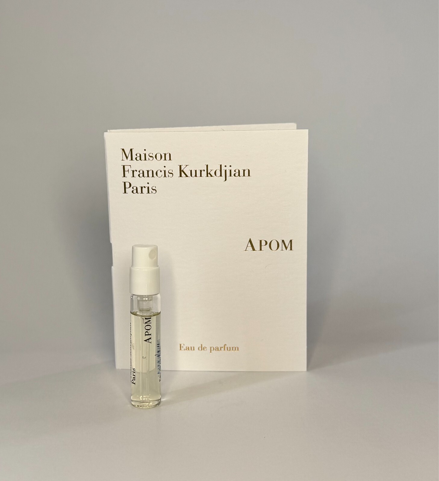 Maison Francis Kurkdjian APOM Eau de Parfum Vial Spray 2ml / 0.06