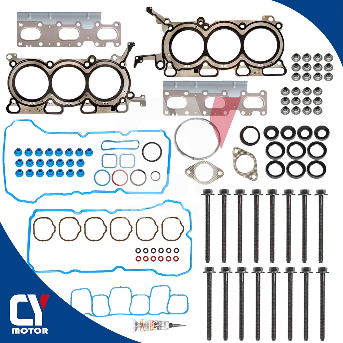 Juego De Juntas Culata Tornillo De Culata Fit Ford Police Interceptor Edge 3.5L