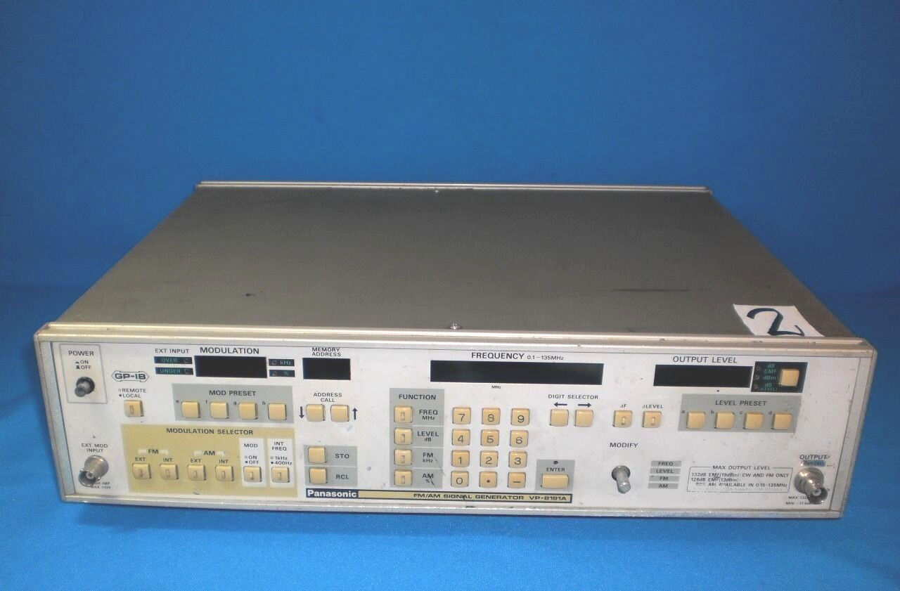 Panasonic VP-8191A VP8191A FM/AM Signal Generator 30Days Warranty Fast Shipping