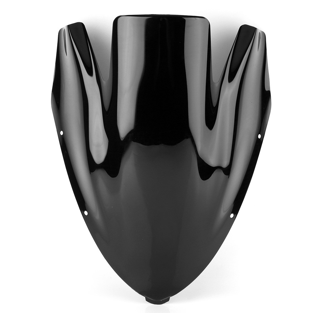 Front Windshield Windscreen Windproof Fit Kawasaki NINJA 650 ER6F 2006-08 Black