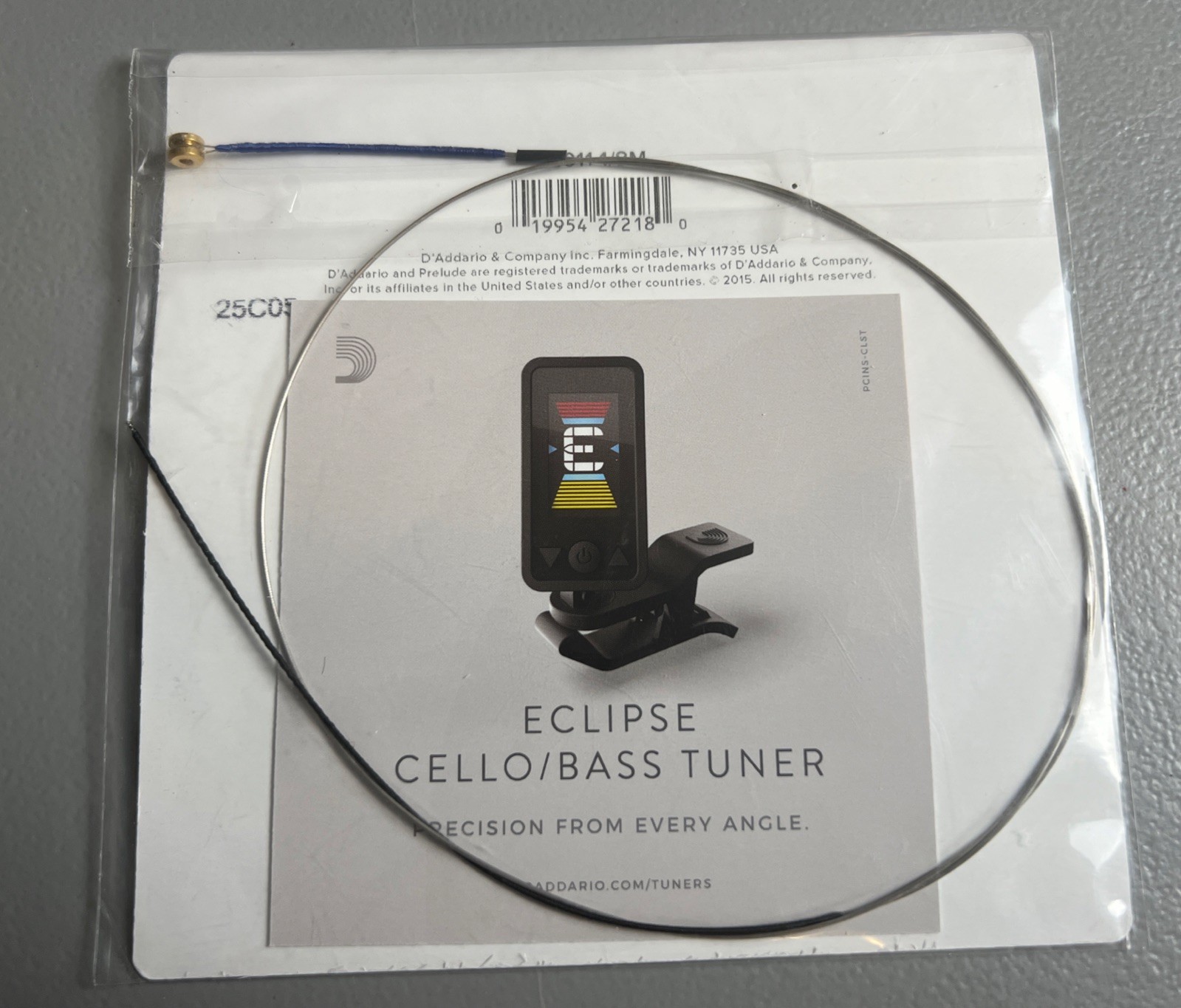 D'Addario Prelude Cello Single A String, 1/8 Scale, Medium Tension