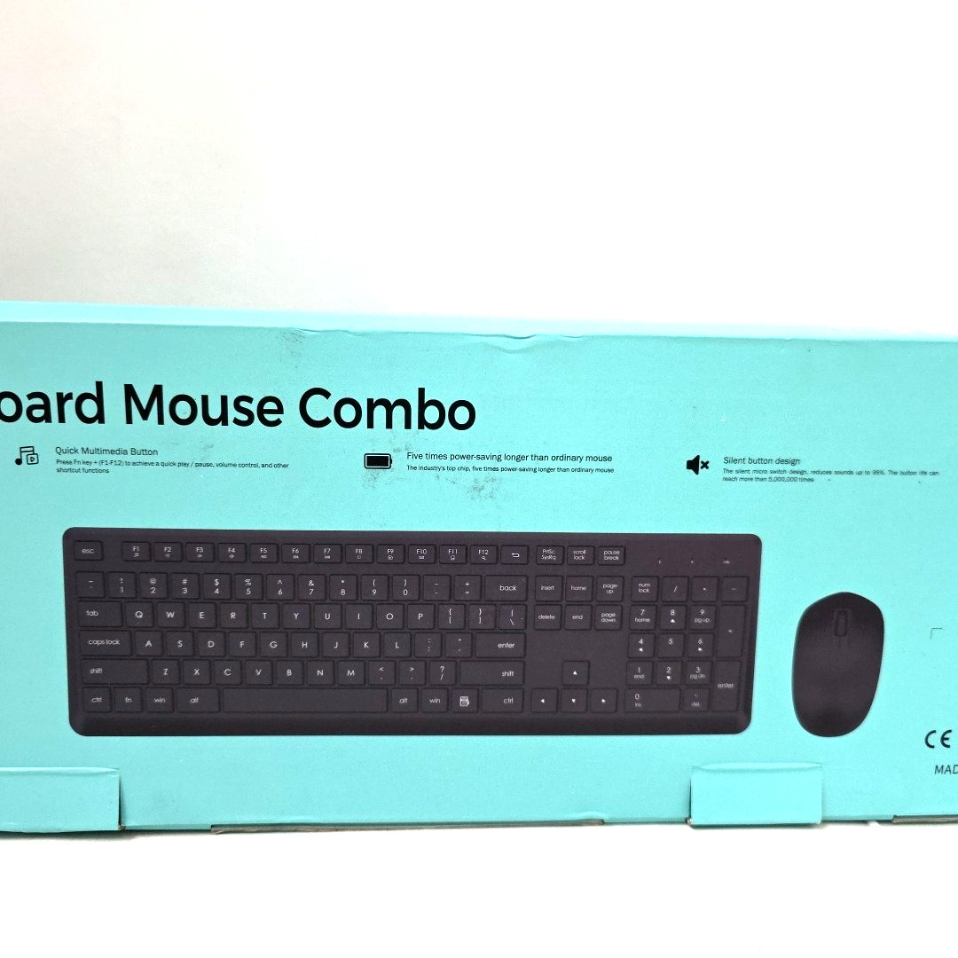 KM6800 Wireless Keyboard & Mouse Combo - Black - Never Used Open Box