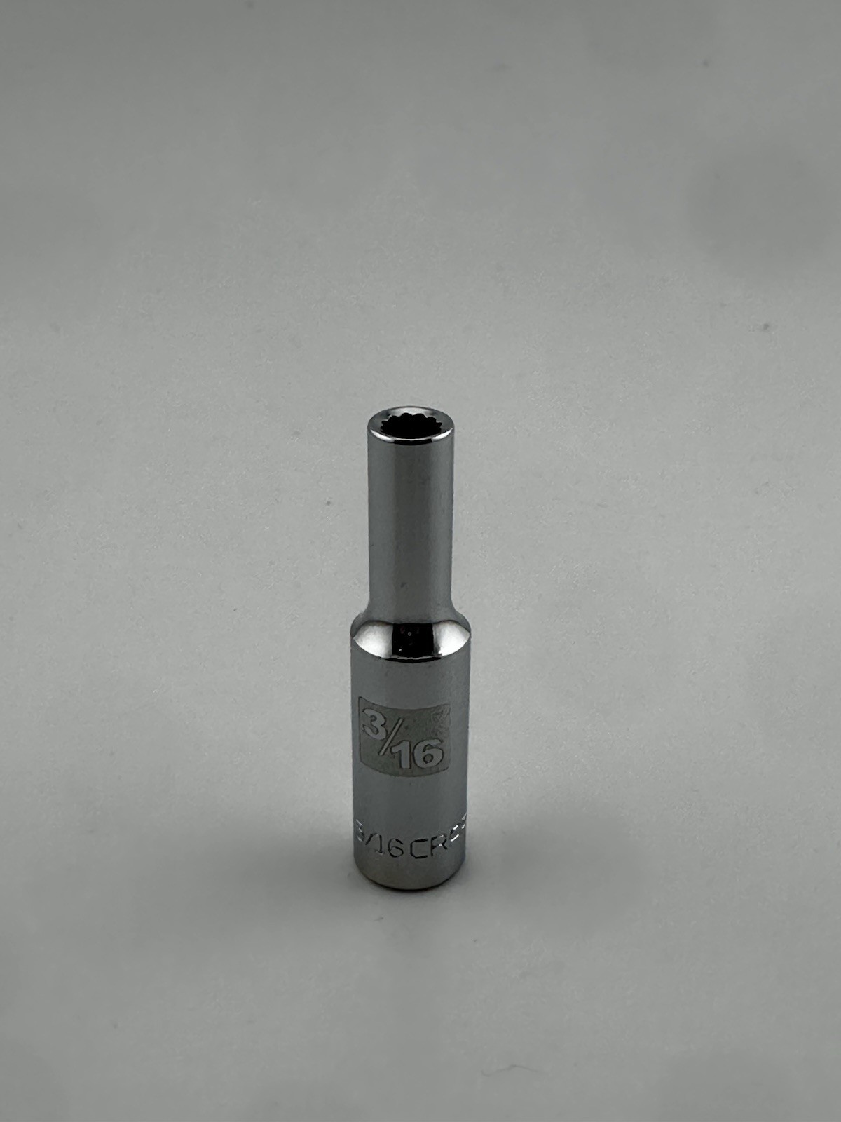 Craftsman 3/16" Deep Well 12 Point 1/4" Drive 50610 Easy Read.  296