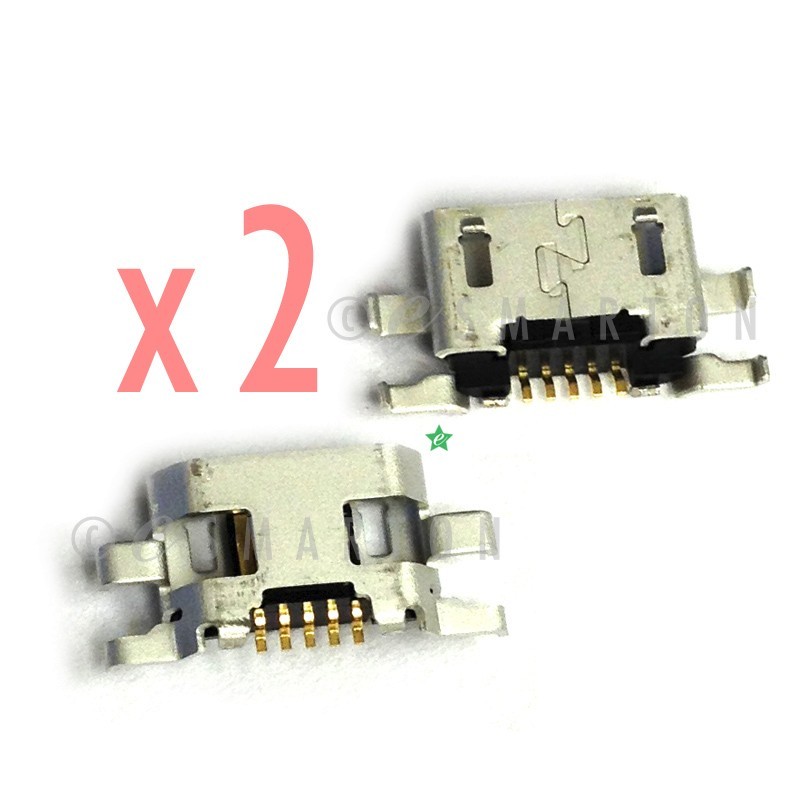 2X Amazon W87CUN Fire TV Stick Dock Connector Micro USB Charger Charging Port