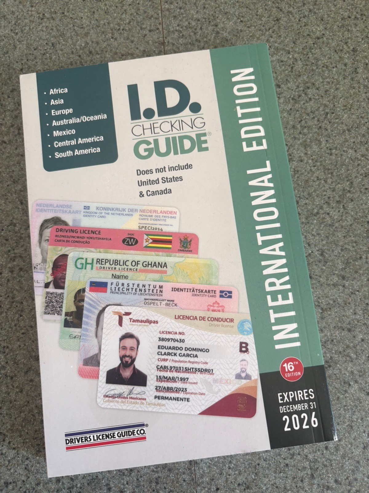 ID Checking Guide International I D New Current edition