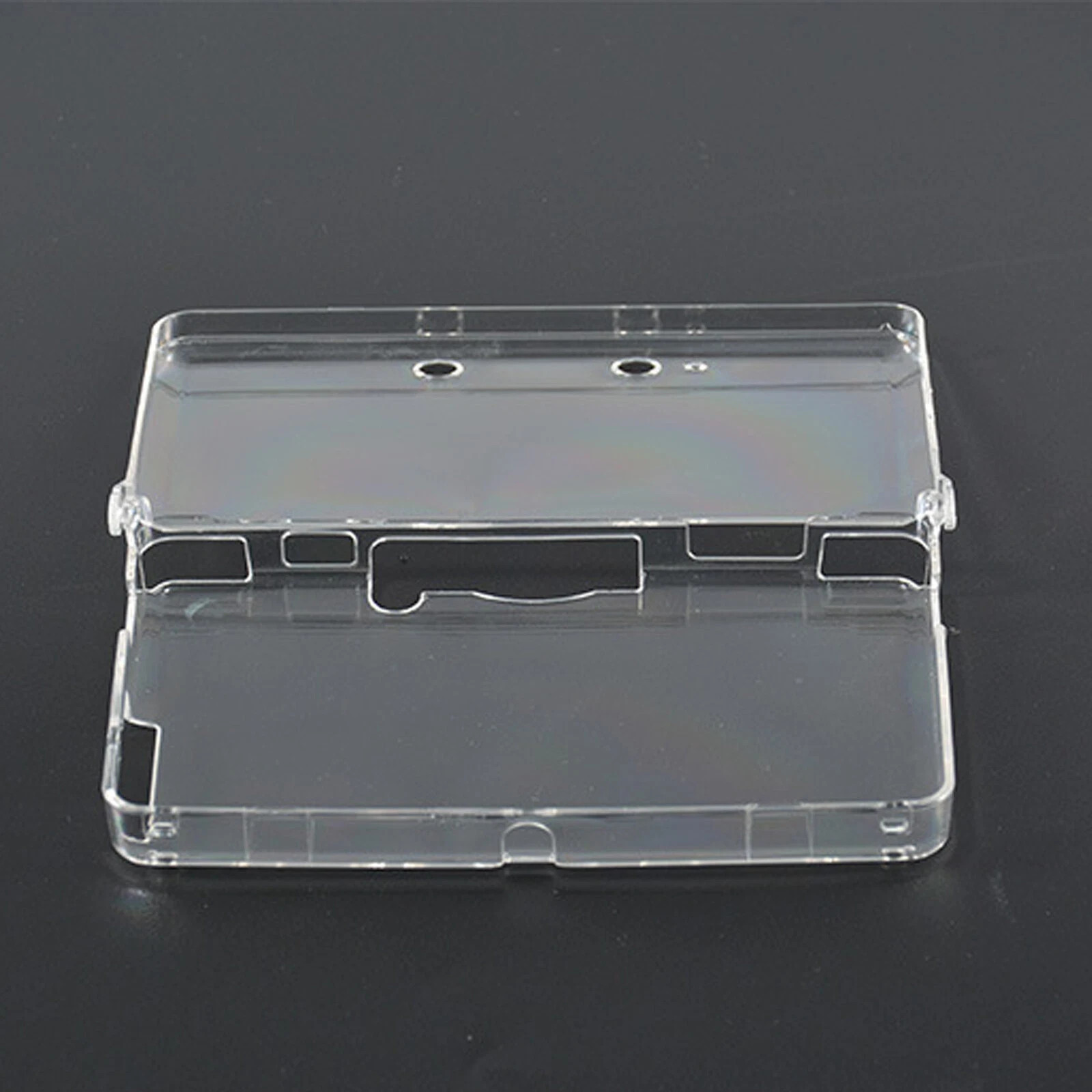 For Nintendo 3DS Clear Snap-on Plastic Crystal Hard Shell Case Protective Cover