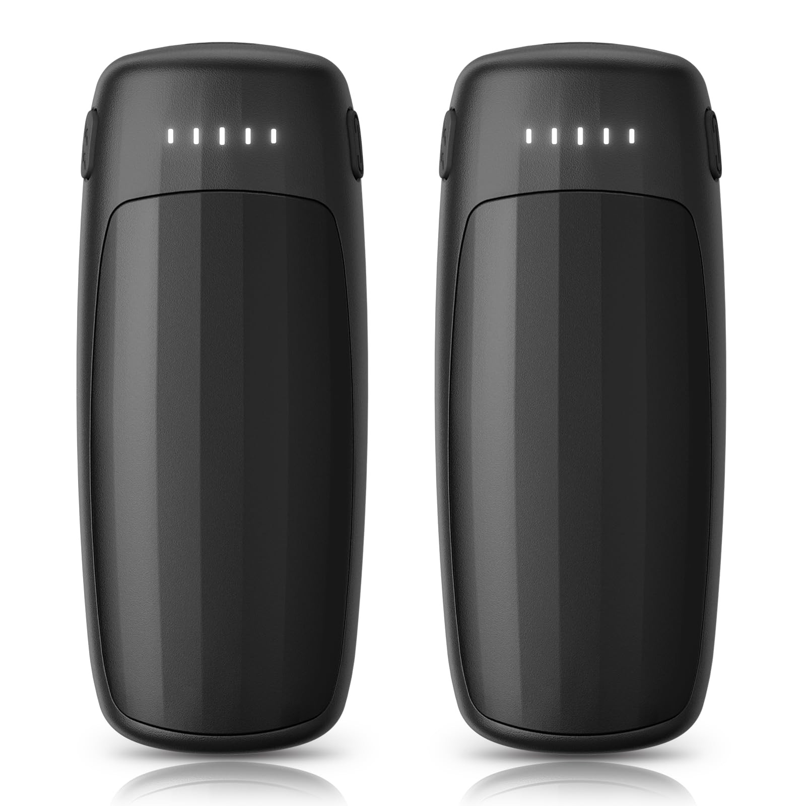 Rechargeable Hand Warmers 2 Pack, Electronic Handwarmers with 5 Levels Black