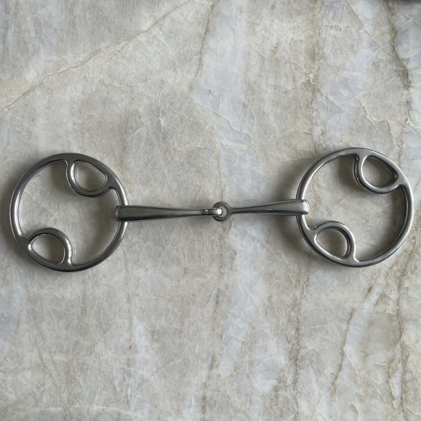 Korsteel Loop Ring Gag Bit 5"