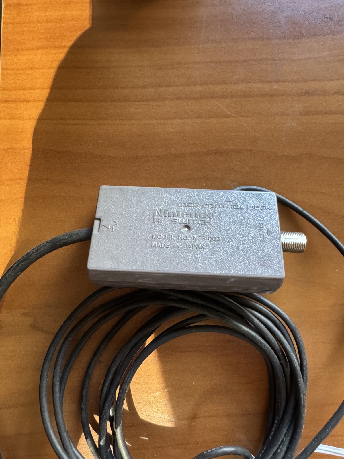 Original Nintendo NES RF Switch TV Adapter NES-003 - OEM