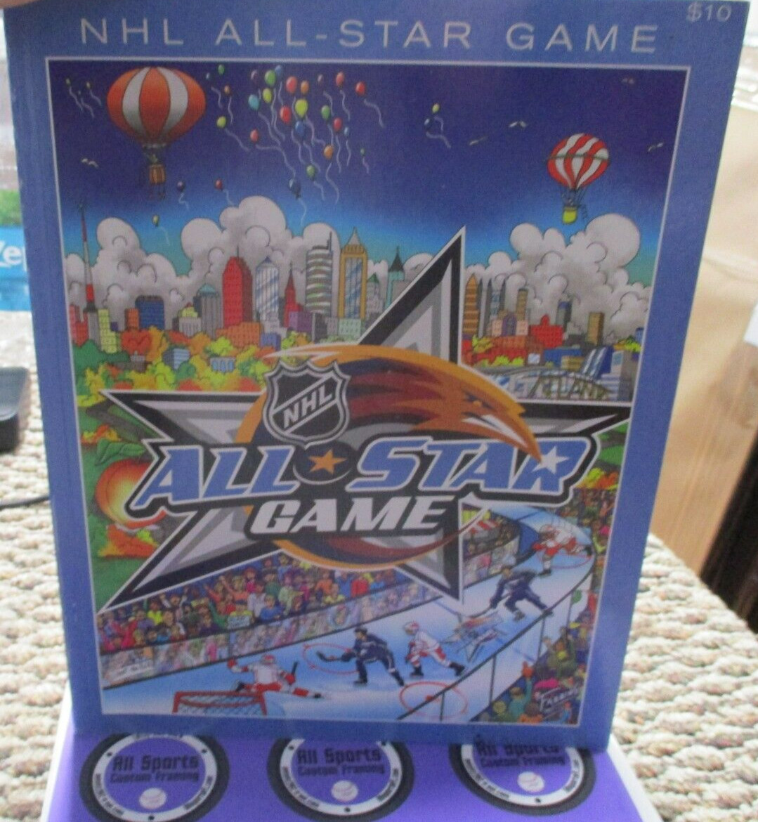2008 NHL All Star Game Program Atlanta Fazzino Cover Official NHL Program