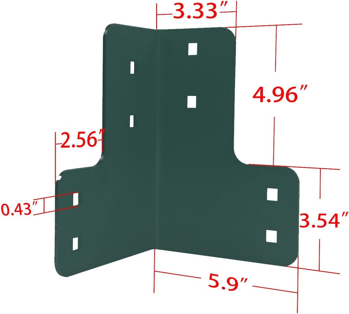 8PCS Workbench Bracket 4mm Steel for 2x4 Lumber Rust-Resistant with Screws DIY