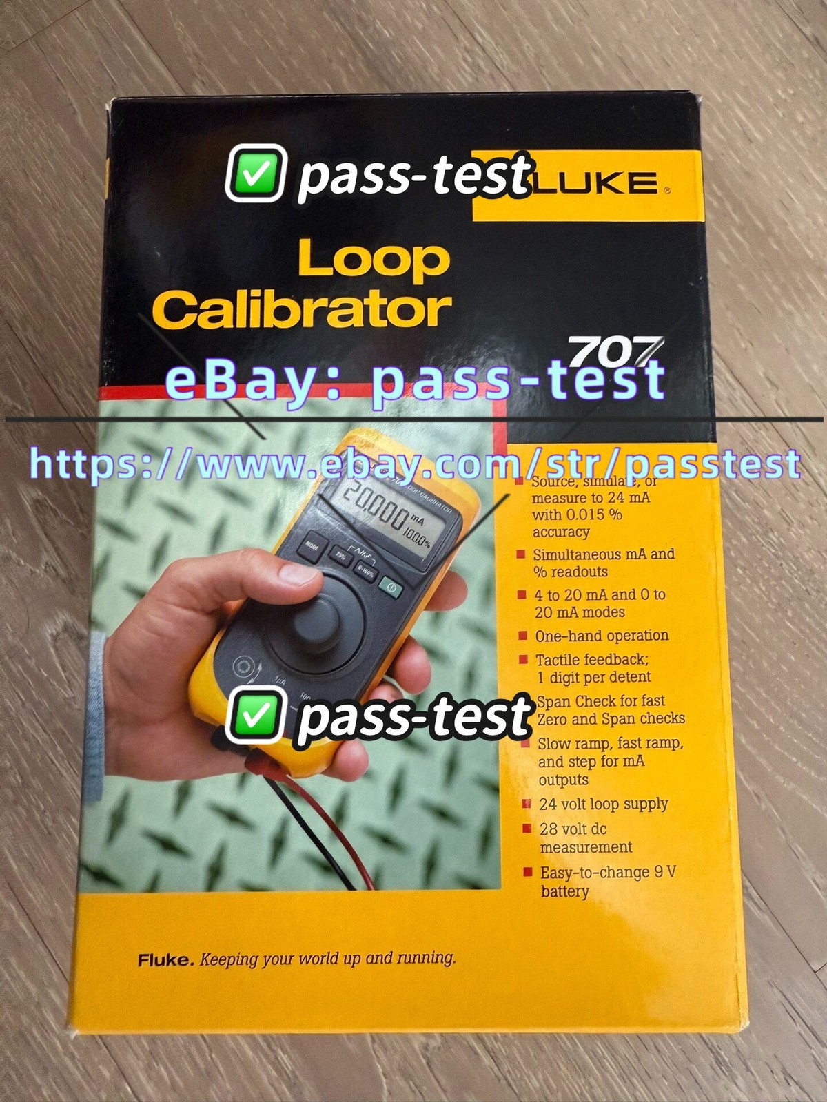 New For Fluke 707 loop loop calibrator process signal calibrator FLUKE 707