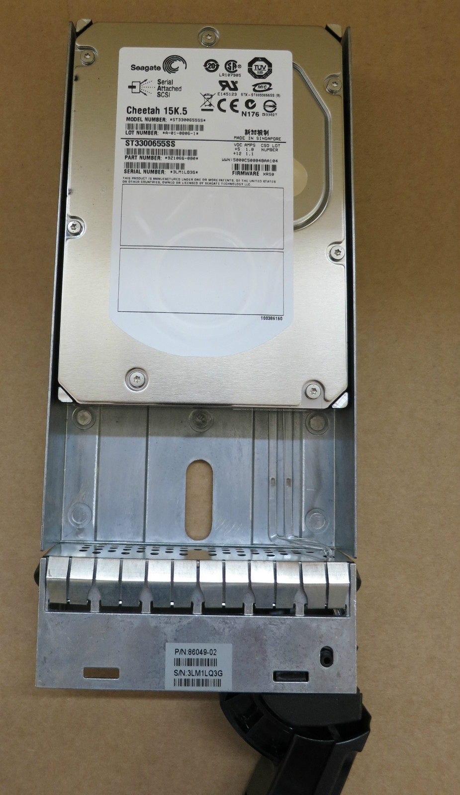 Dell EqualLogic 300Gb 15K.5 RS-300G15-SAS-X15-5-1603DD-EQL w/EqualLogic firmware