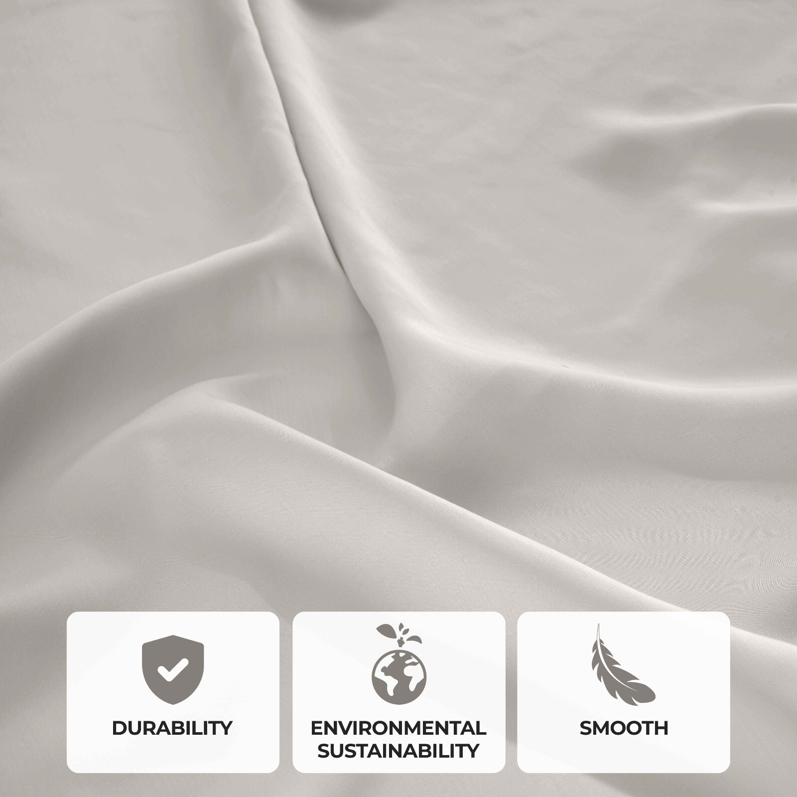 Modal From Beechwood 400 Thread Count Cooling Solid Deep Pocket Bed Sheet Set