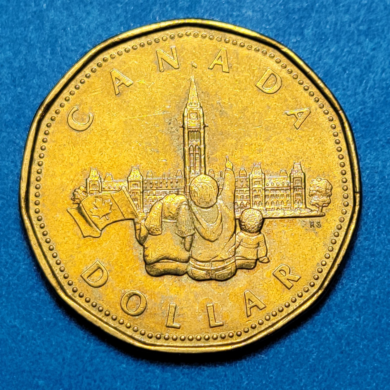1867-1992 Confederation Parliament Buildings CANADA 1 DOLLAR LOONIE Combined Shi