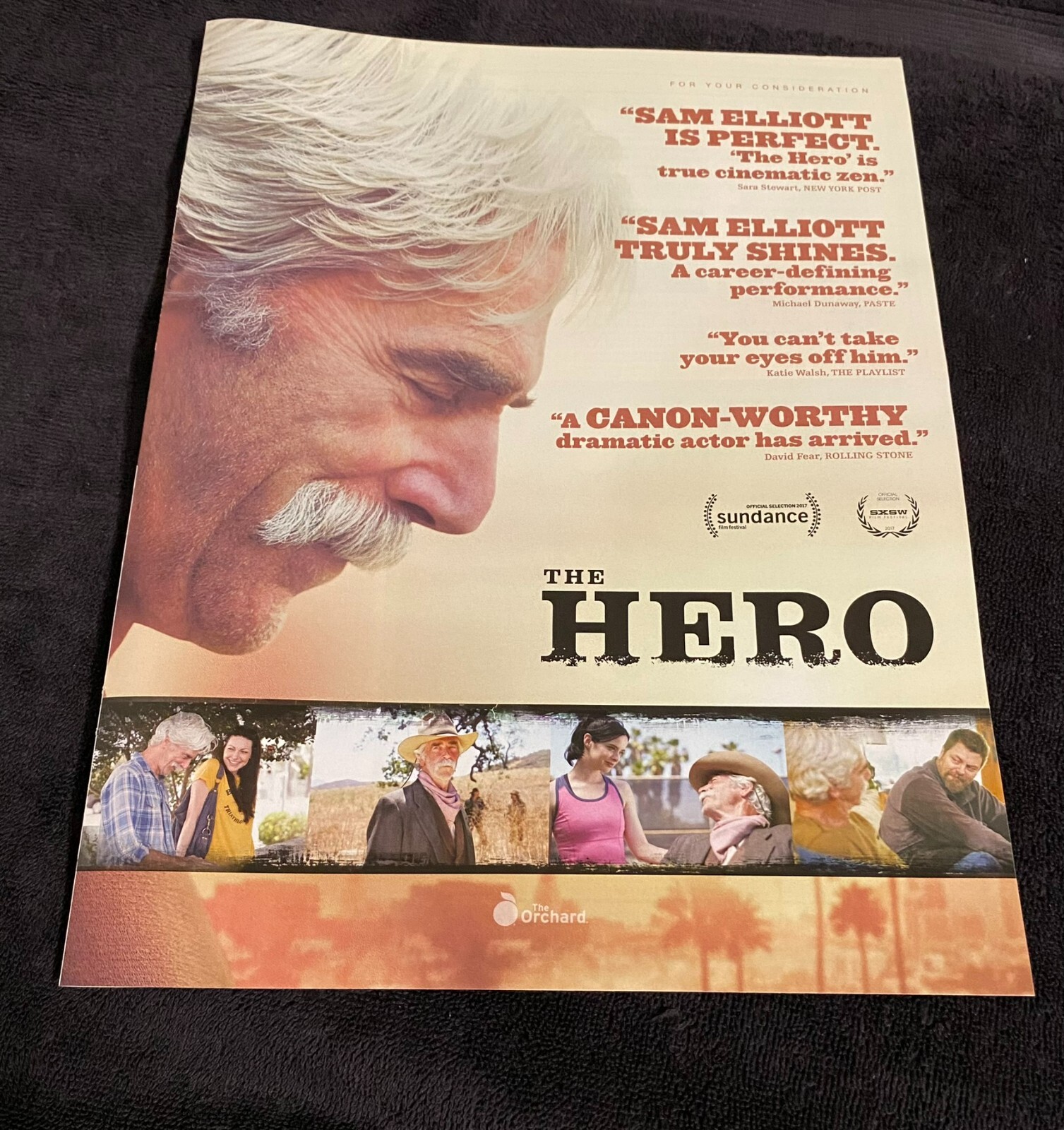 LADY BIRD Oscar ad Saoirse Ronan and VICTORIA & ABDUL and THE HERO Sam Elliott