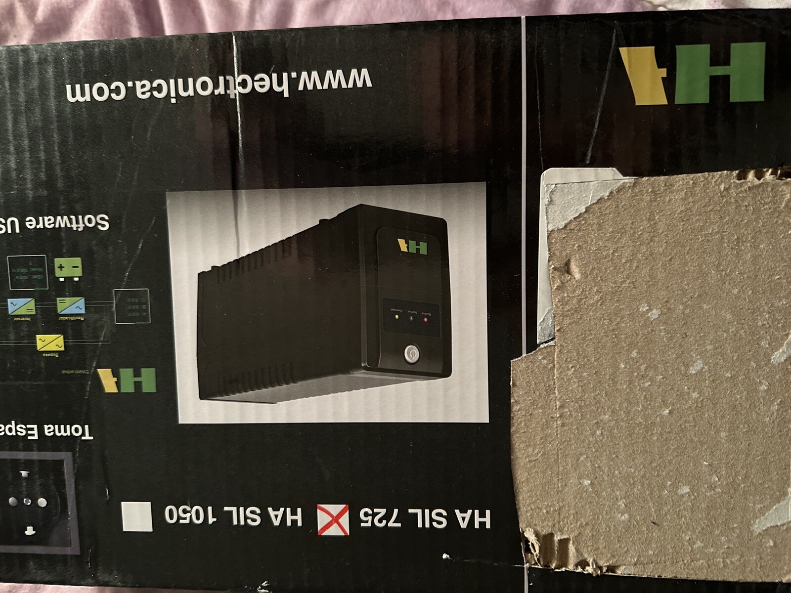 UPS 725VA-360W InLine USB Hectronica HASIL725USB