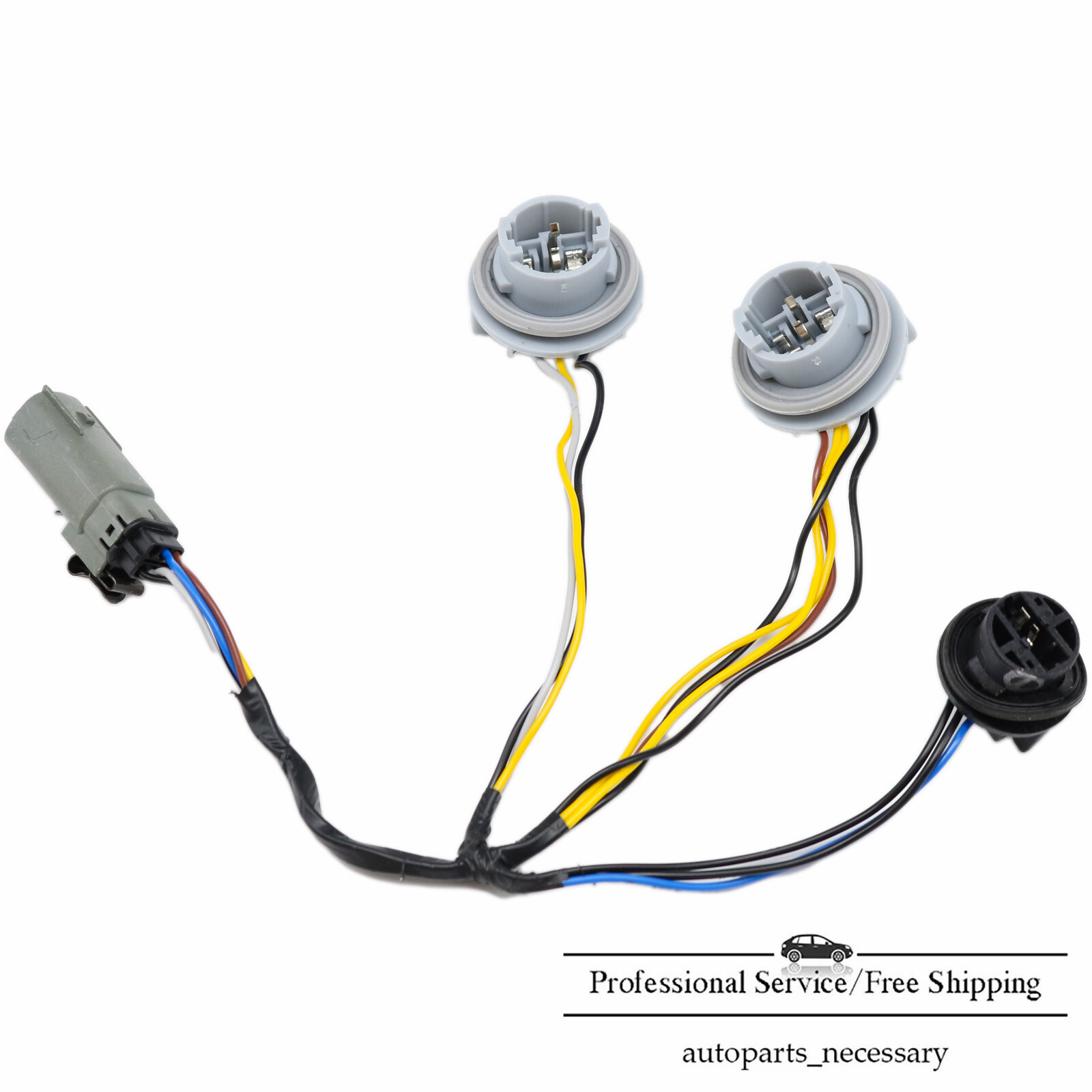 Tail Light Socket and Wire Harness For Ford F150 2018-2020 JL3Z-13412-A