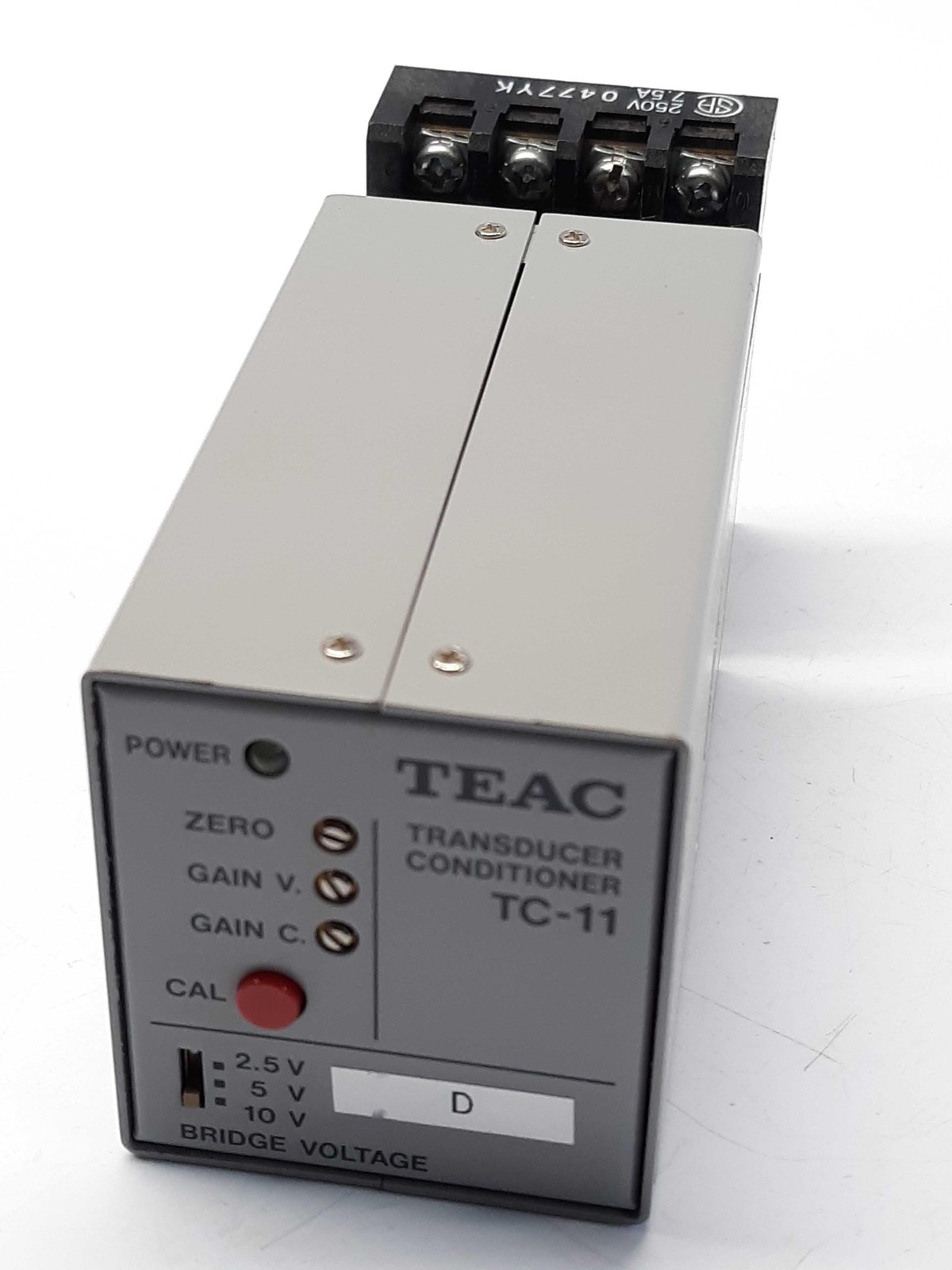 TEAC TC-11 Transducer Conditioner Analog Signal 2.5V, 5V, 10V