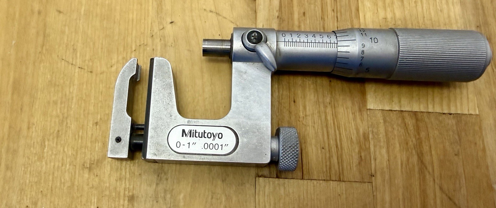 Mitutoyo 117-107 Uni-Mike Interchangeable Anvil Micrometer 0-1" .0001" Japan