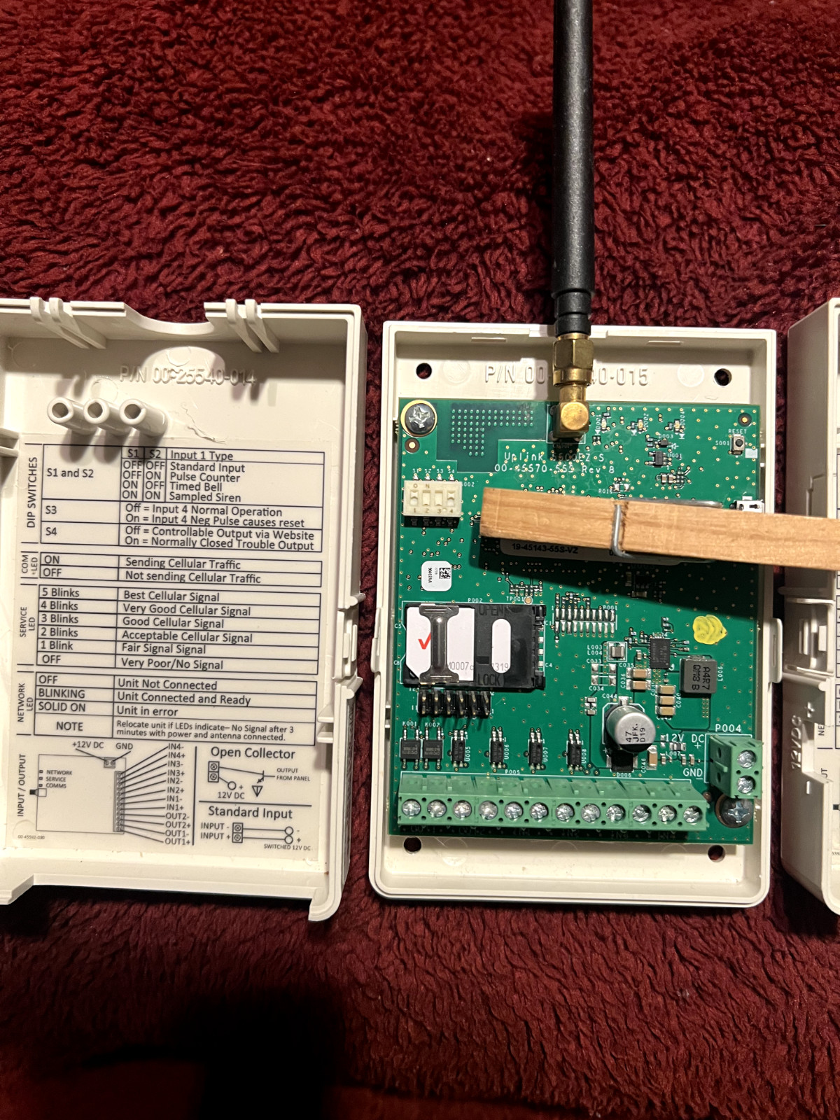 Alarm Cellular Uplink 5500VZ Communicator Security Sierra Wireless Uplink Radio