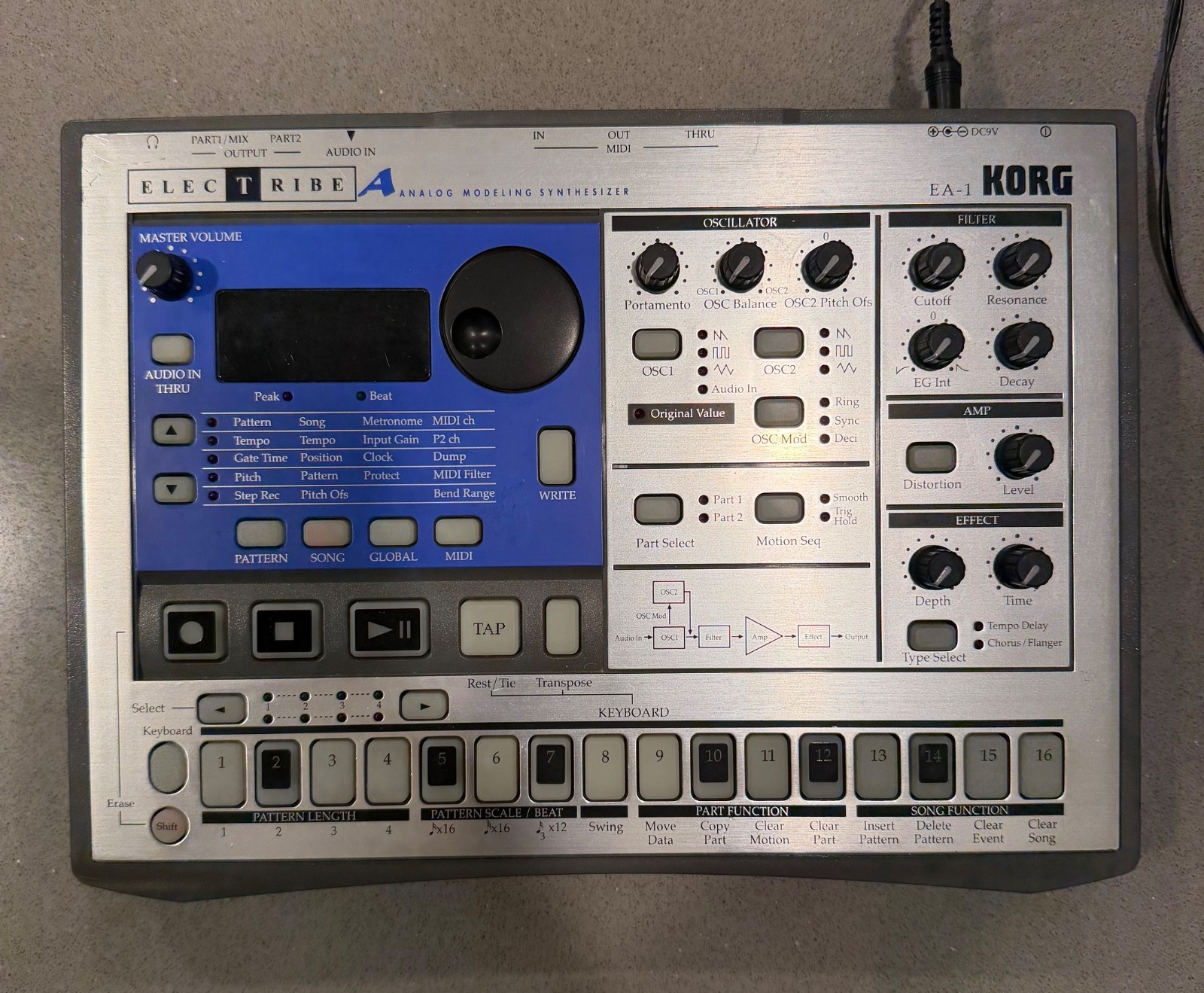 Korg Electribe A EA-1 Digital Synthesizer. Excellent condition!