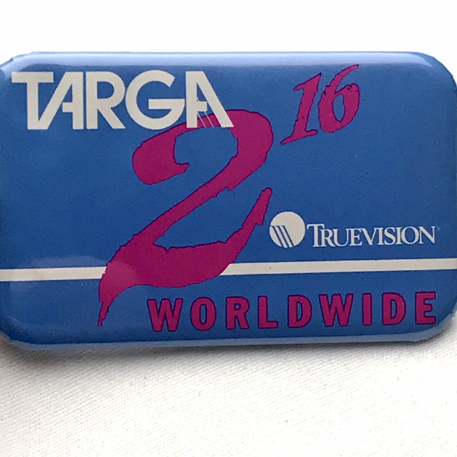 Truevision Targa 216 Pin Button Vintage Computer Graphics Collectible