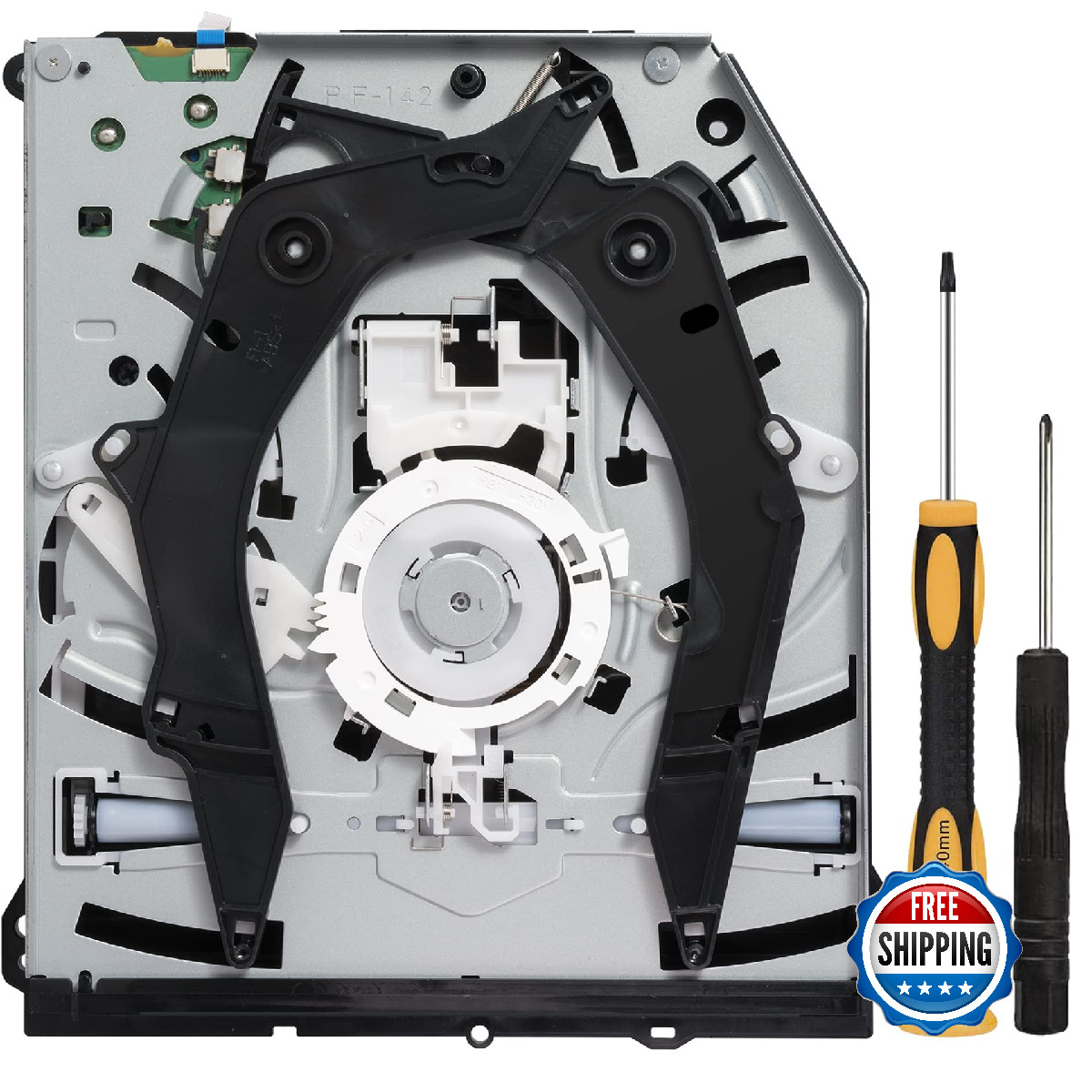 Gorliskl Blu-Ray DVD ROM Disc Drive Replacement for PlayStation 4 PS4 CUH-1200 C