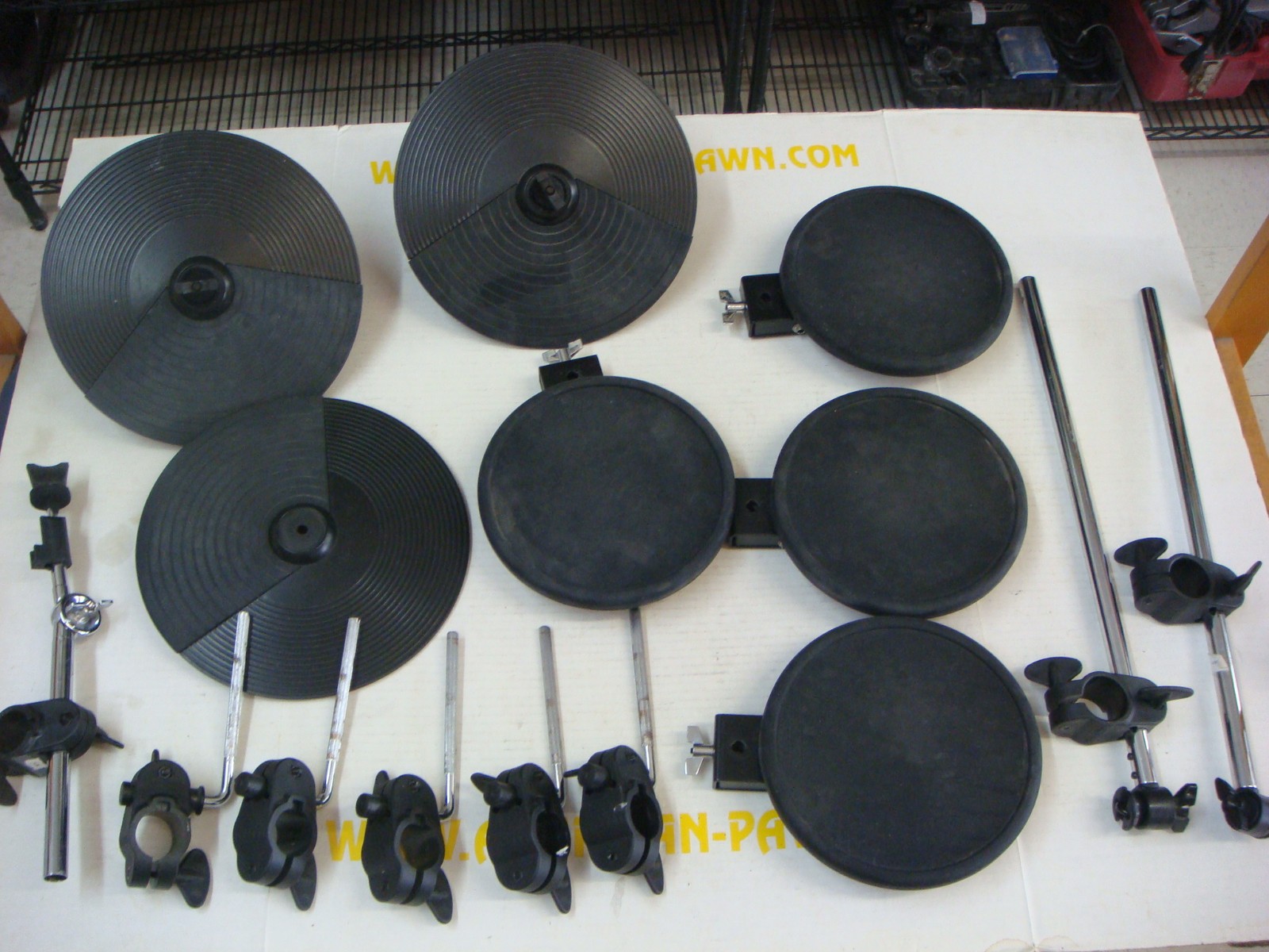 SIMMONS SD7PK PADS HARDWARE LOT AS-IS PARTS