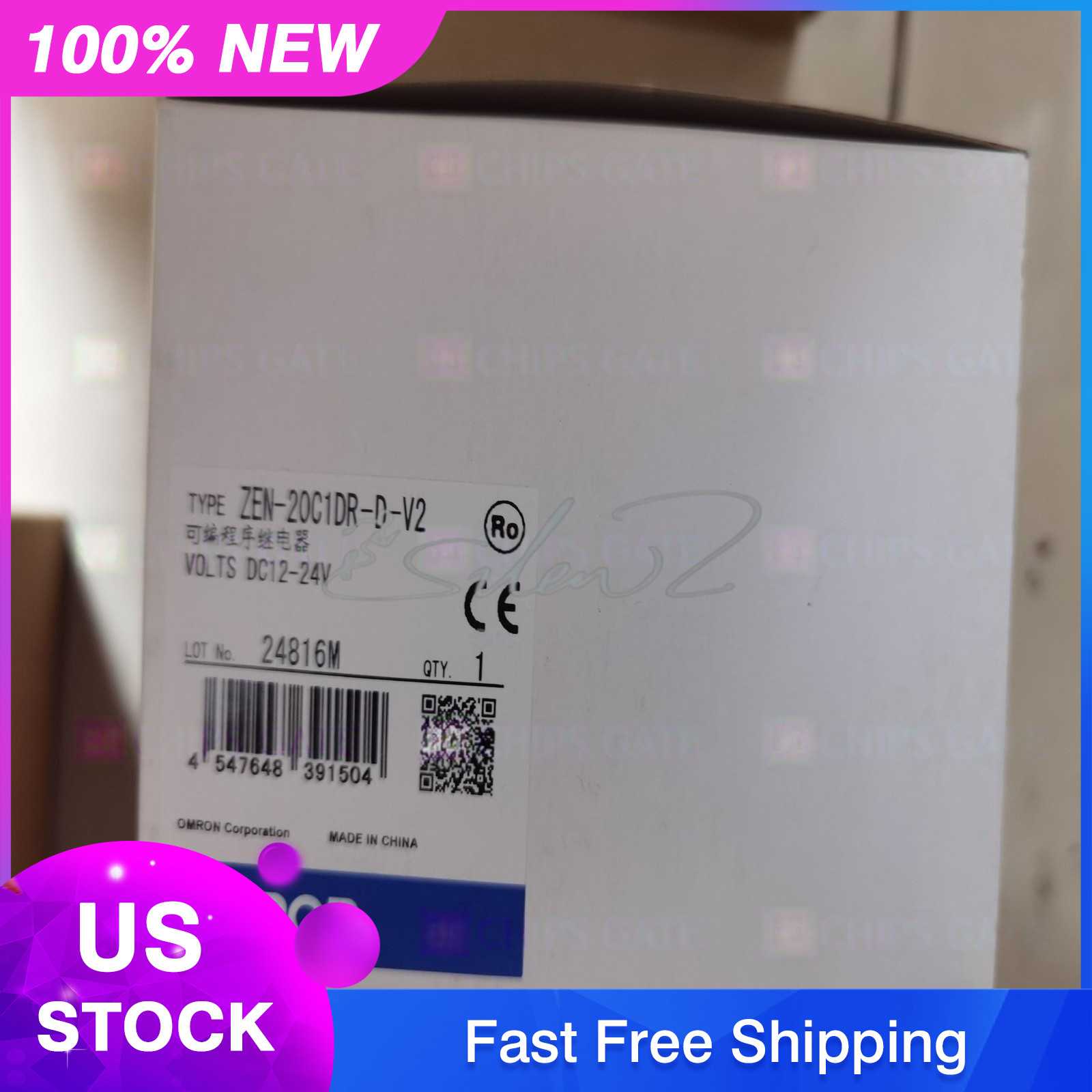 Omron ZEN-20C1DR-D-V2 Programmable Relay Controller New In Box Industrial