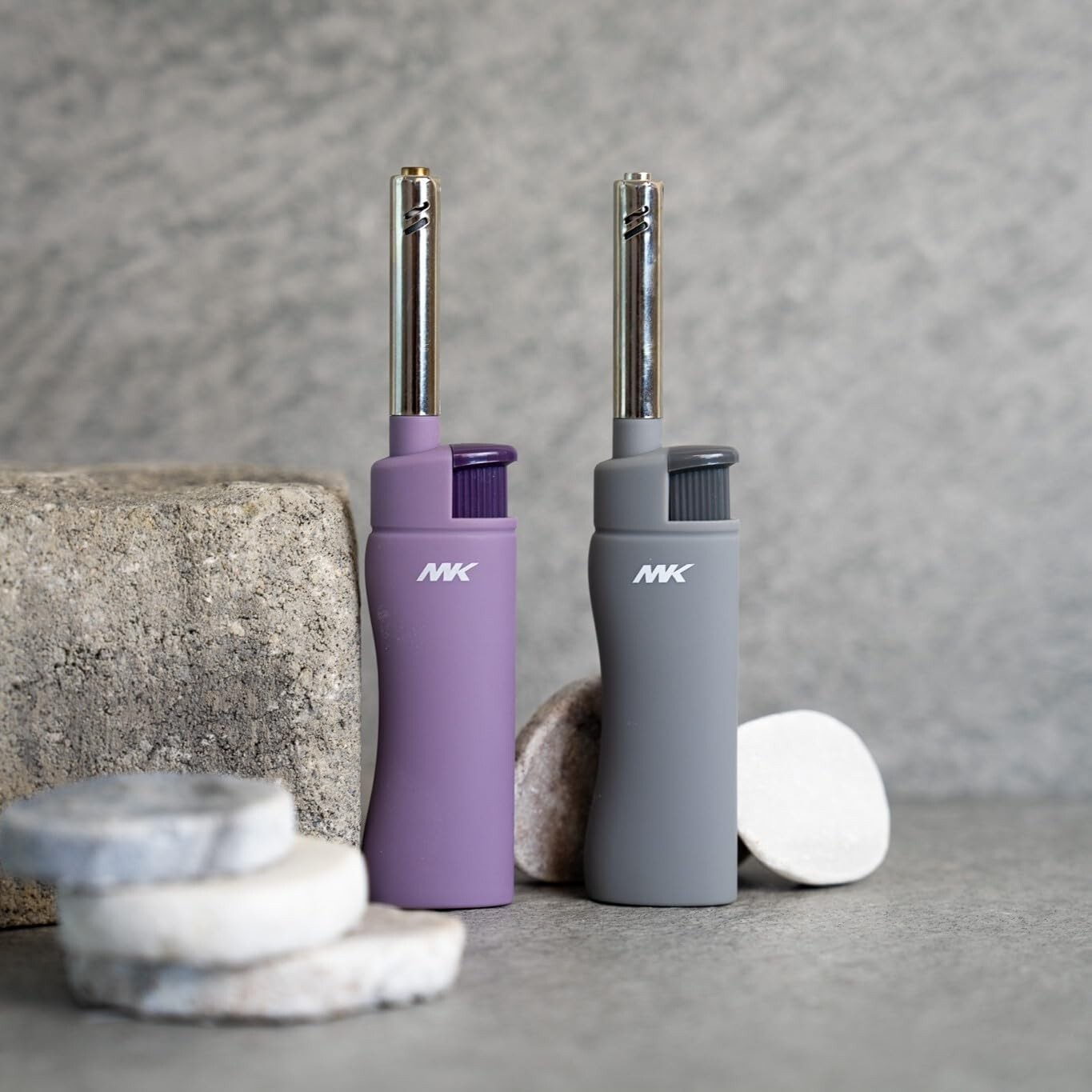 5-PACK MK Lighter Range Series, Pastel Set, Windproof (00897)