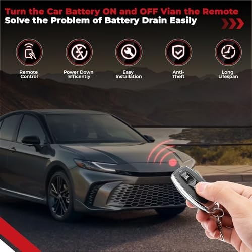 Smart Voltage Kill Switch 12V/24V 240A Remote Battery Disconnect Switch
