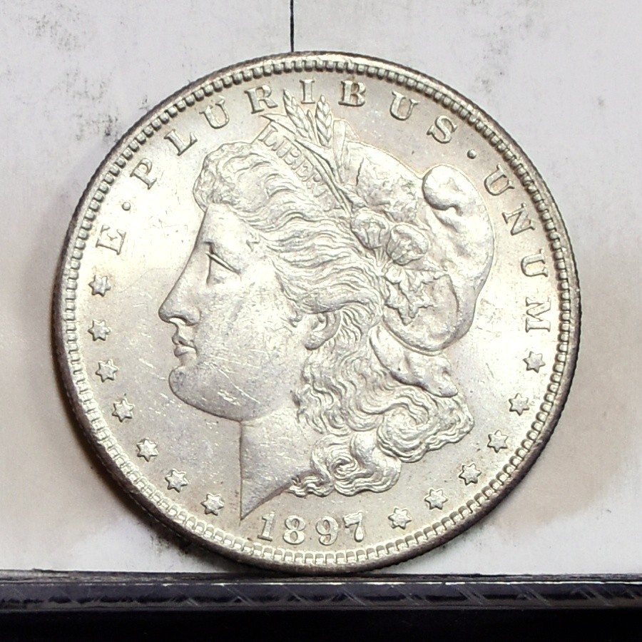 1897-S Morgan Dollar - Unc (#61283-L)