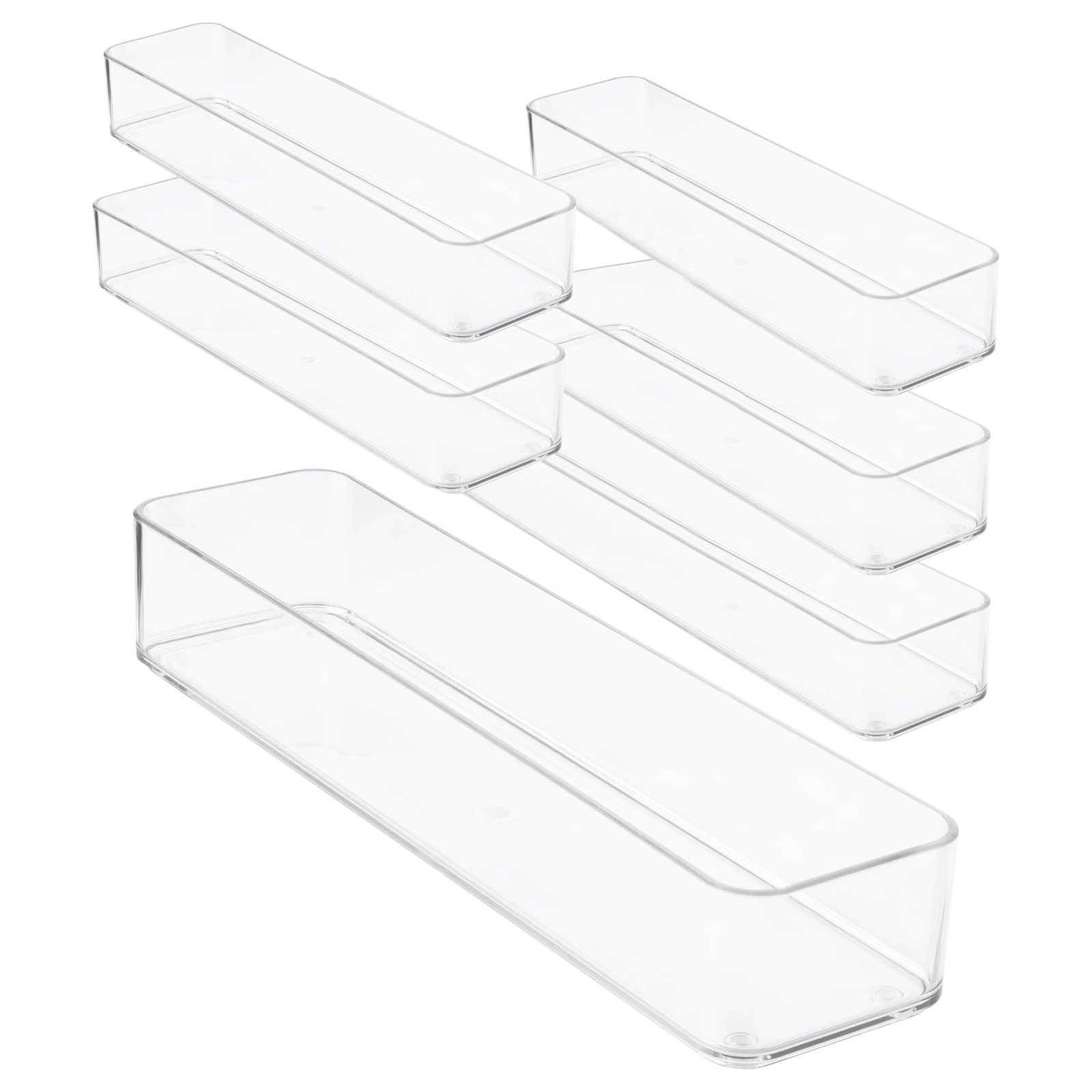 Plastic Clear Drawer Organizers. Bathroom, Kitchen, Bedroom, Gadgets, Office ...