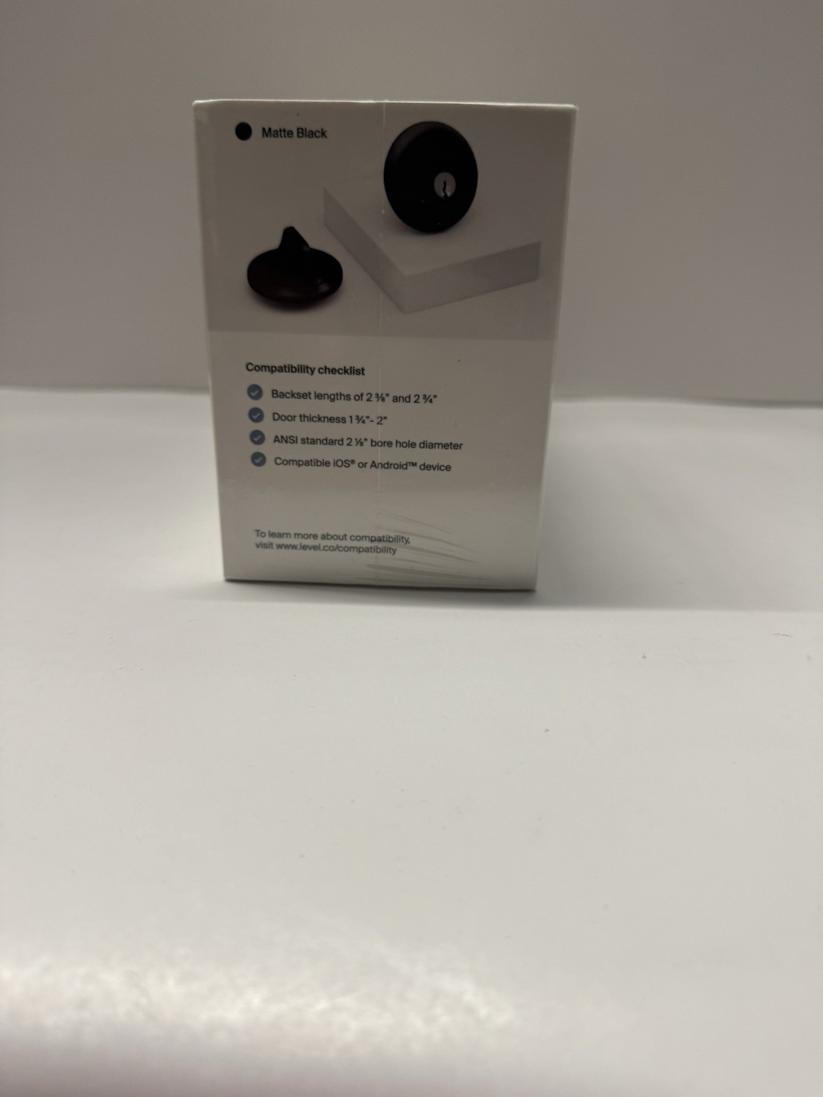 Level Lock Smart Lock (Matte Black)