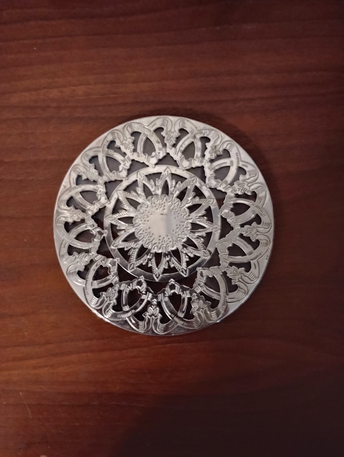 Vintage Leonard Silver/Towle Silver Plated Trivet 6"