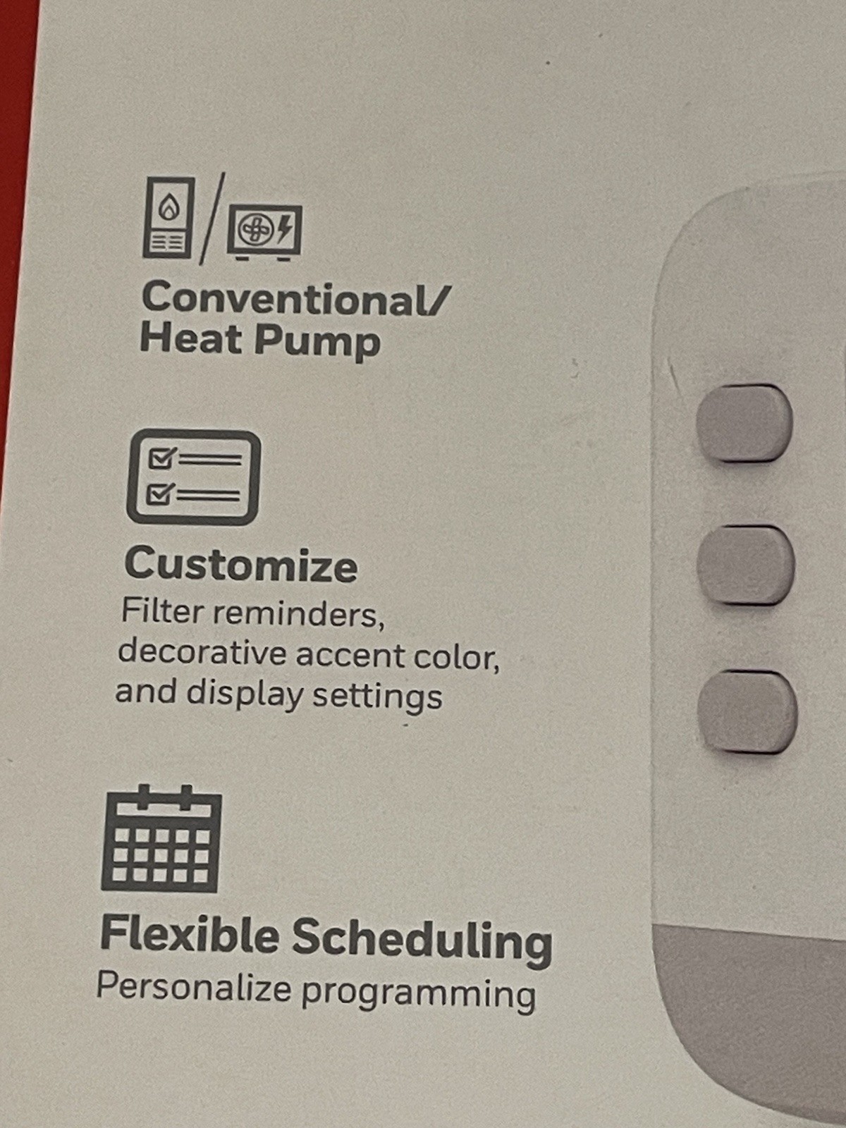 Honeywell Home X2P 2 Stage Programmable Thermostat